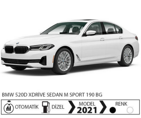 kiralık araç bmw 520