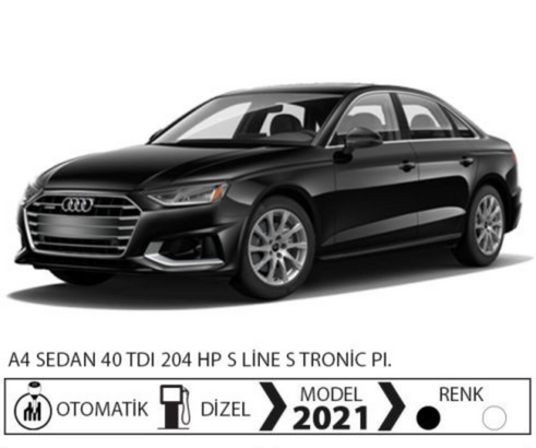 kiralık araç audi a4