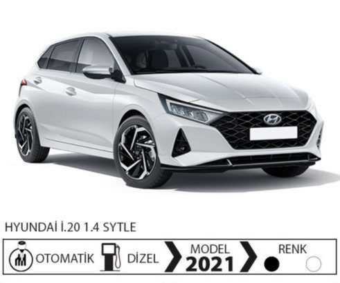 kiralık araç i20